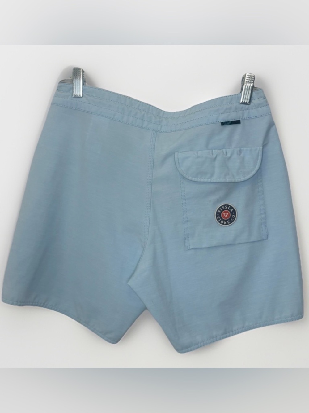 Men’s Vissla Blue Board Shorts 29 Coastal Surf Swim Trunks Stretch - Picture 3 of 7